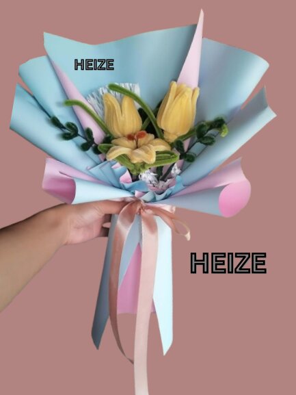 Fuzzy Wire Bouquet