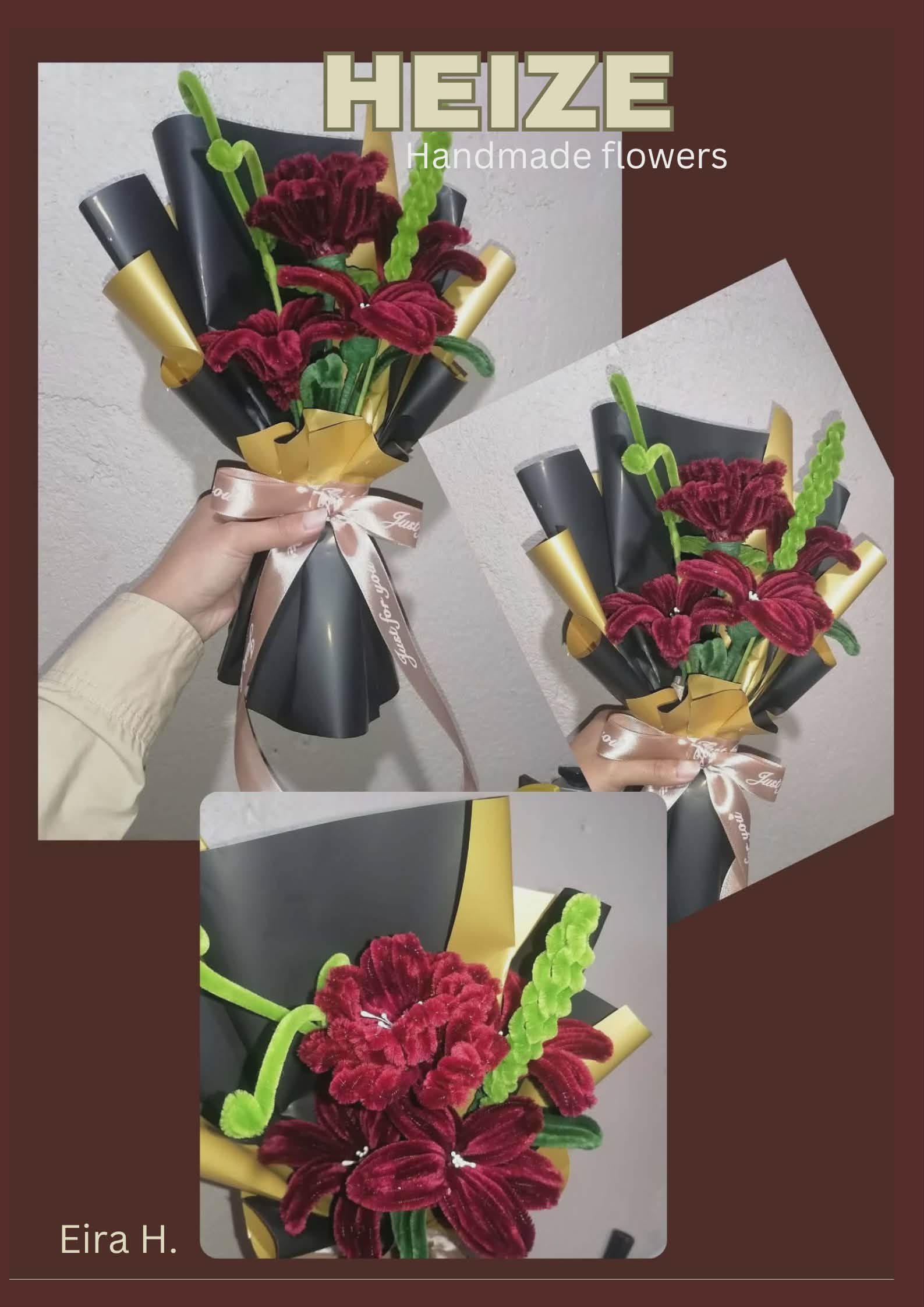Fuzzy Wire Bouquet